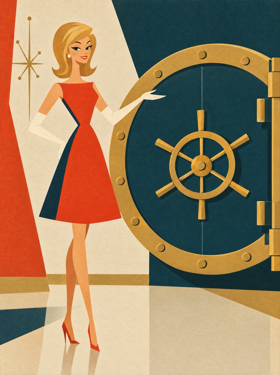 Style C: UPA mid-century minimal